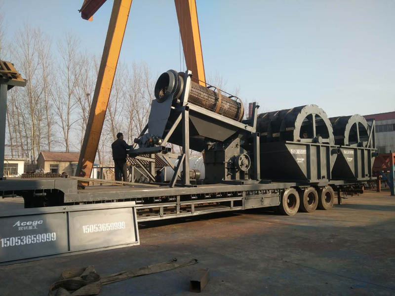 篩沙水洗設備發(fā)貨現(xiàn)場