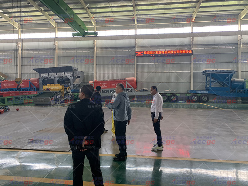 寧波客戶實地考察海砂淡化設備廠家